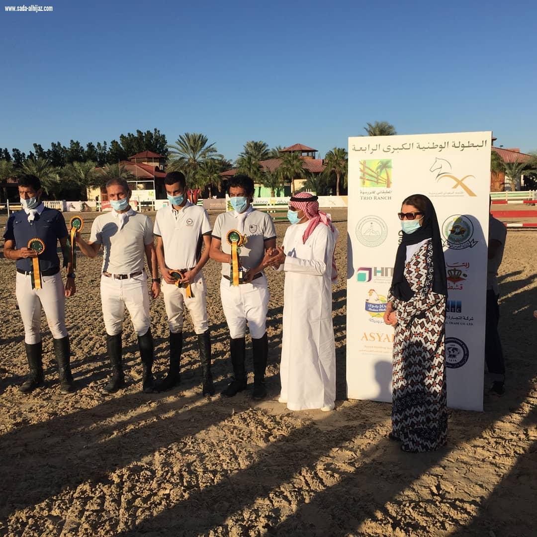 ختام قوي ومثير للبطولة الوطنية الكبرى لقفز الحواجز بمركز المطبقاني للفروسية