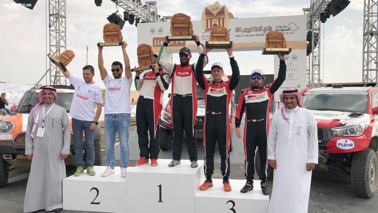 بعد سلسلة من الحوادث،والأعطال، والإصابات،والانسحابات،يزيد الراجحي بطلا لرالي العلا نيوم