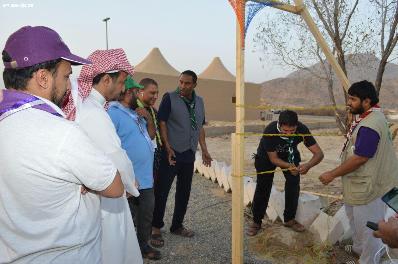 كشافة محايل تستقبل أول متدرب  و غدا  انطلاق التأسيسية 