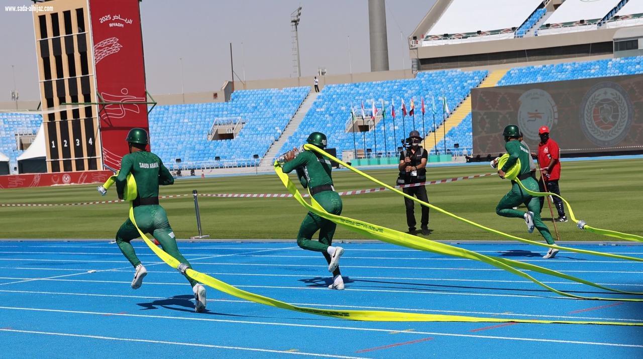 بطولة العالم لرياضة الإطفاء والإنقاذ .. اختتام منافسات سباق المكافحة لفئتي الرجال والسيدات