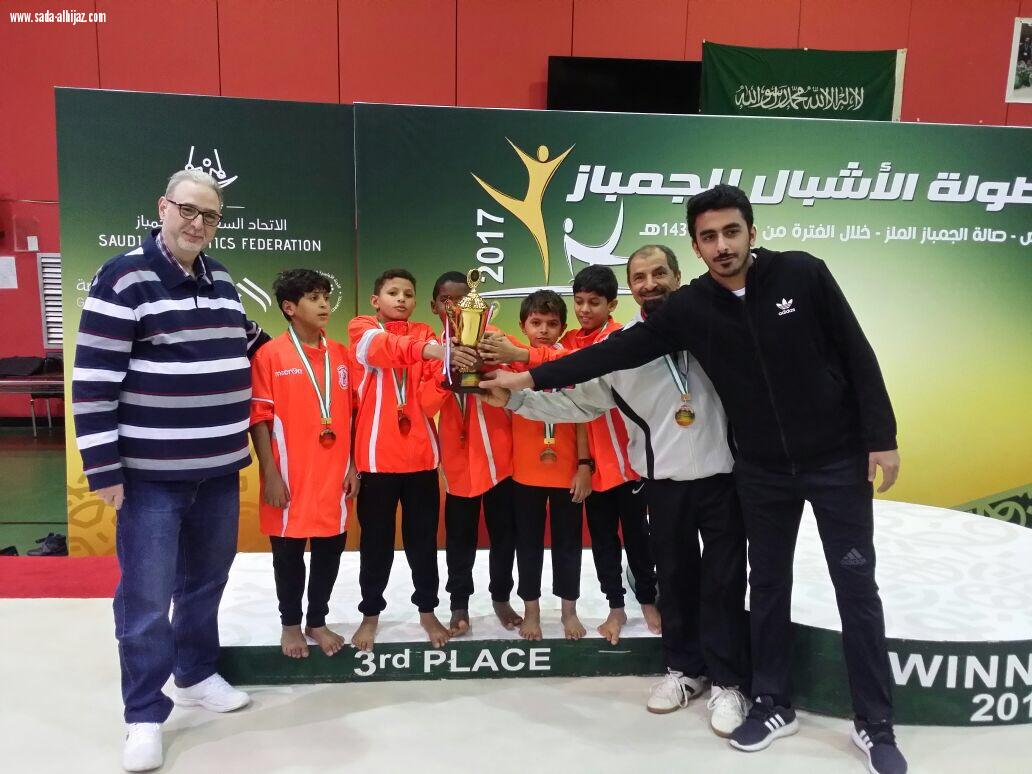 (اشبال نادي الامجاد بصبيا  للجمباز ثالث مملكة )