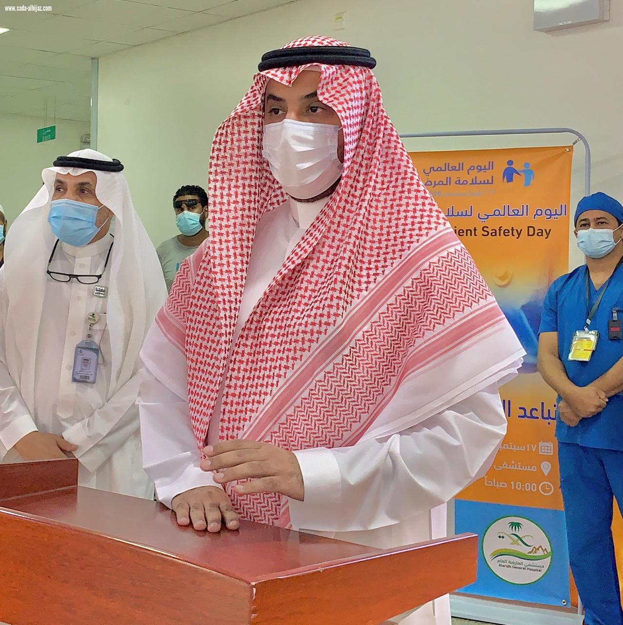 محافظ العارضة يفتتح معرض اليوم العالمي لسلامة الممارس الصحي بمستشفى العارضة العام