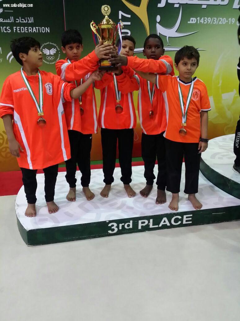 (اشبال نادي الامجاد بصبيا  للجمباز ثالث مملكة )