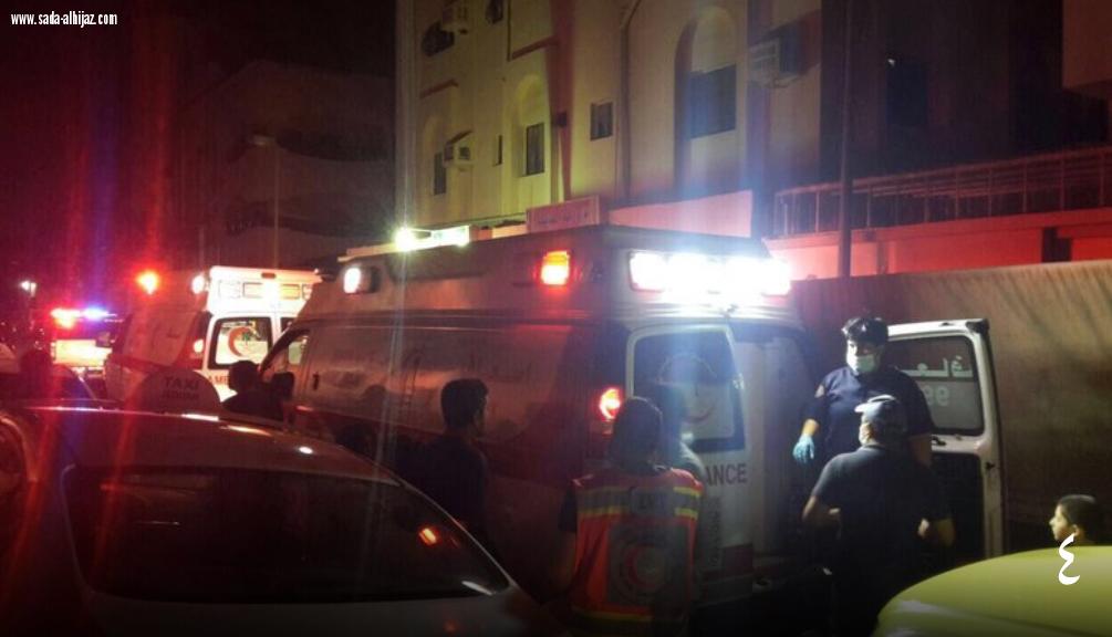 7 حالات اختناق في حريق شقة سكنية بجدة