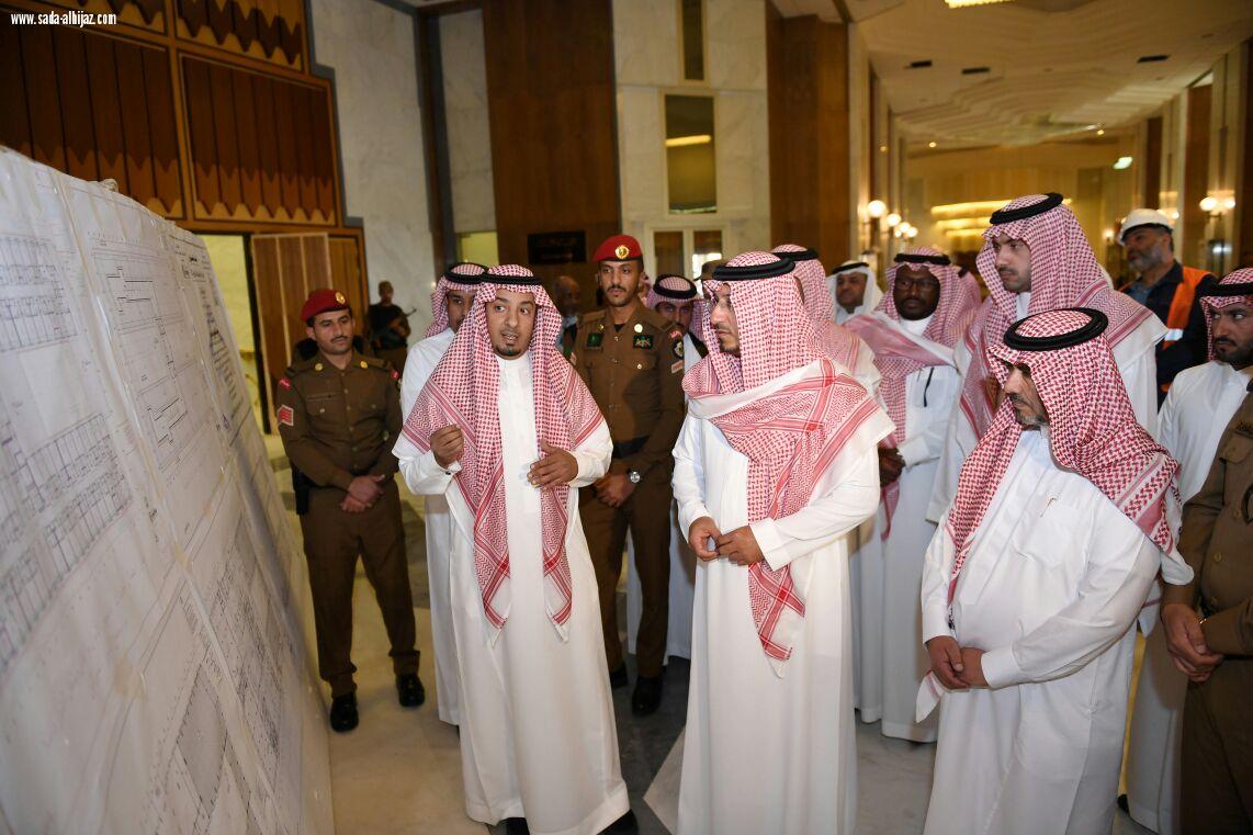 نائب امير  عسير يتفقد مشروع تطوير فندق إنتركونتننتال بالسودة