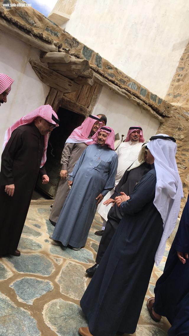 رئيس المنظمة العربية للسياحة يزور قصر بن رقوش وقرية الاطاولة الاثرية