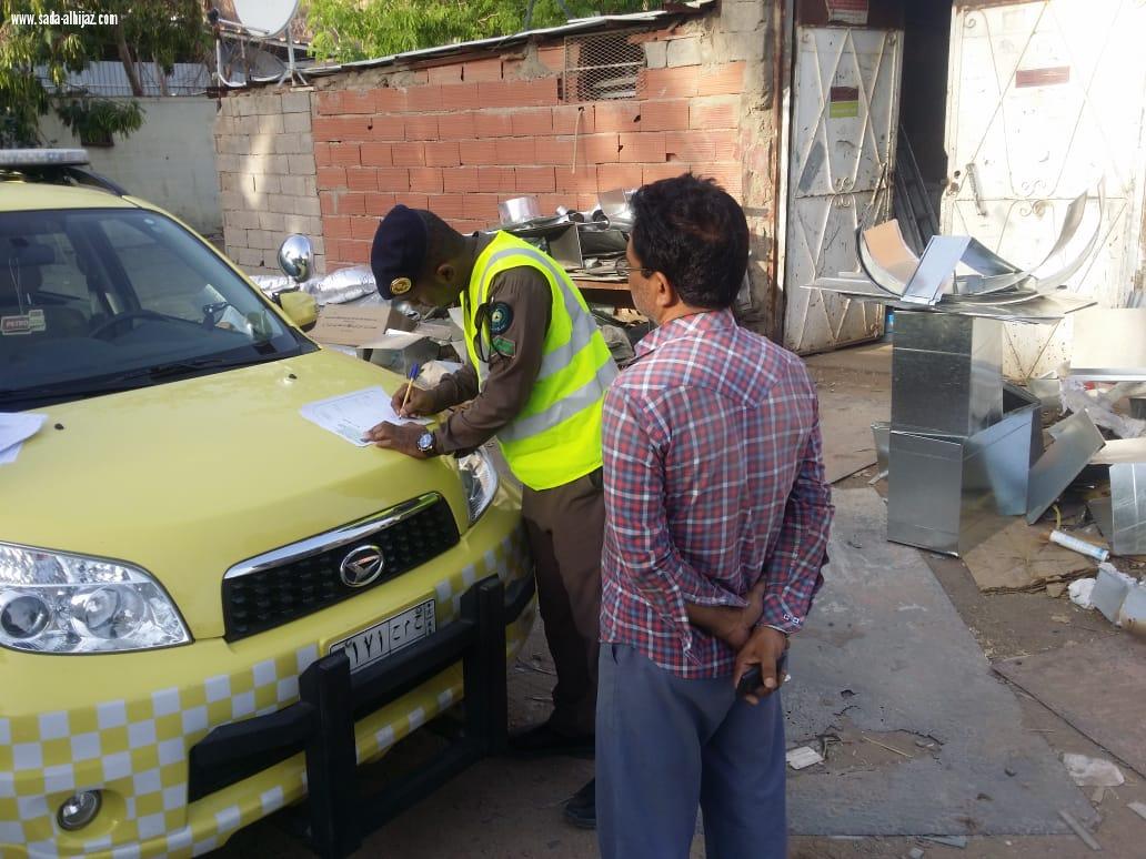 مدني المدينة ‏ينفذ جولات تفتيشية لفرق الاشراف الوقائي على بعض المستودعات .