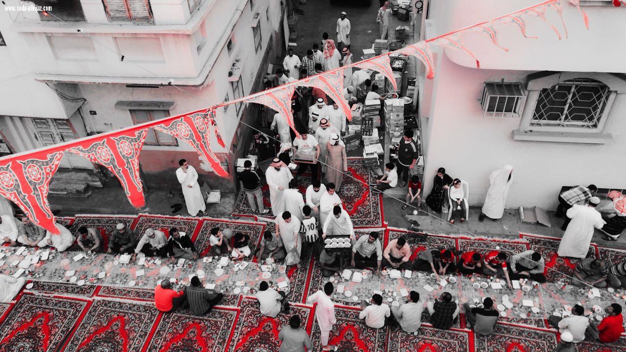 أطول سفرة إفطار صائم عن شهداء الواجب بالطائف. 