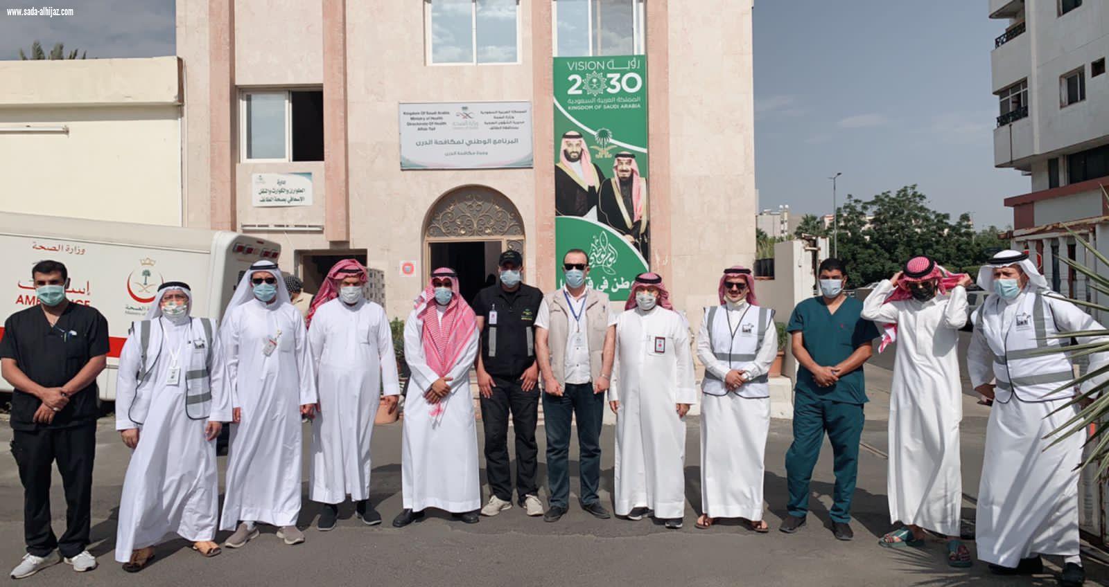 مراكز الاحياء تكرم أبطال الصحة والحراسات الأمنية وتزرع (91) شتلة