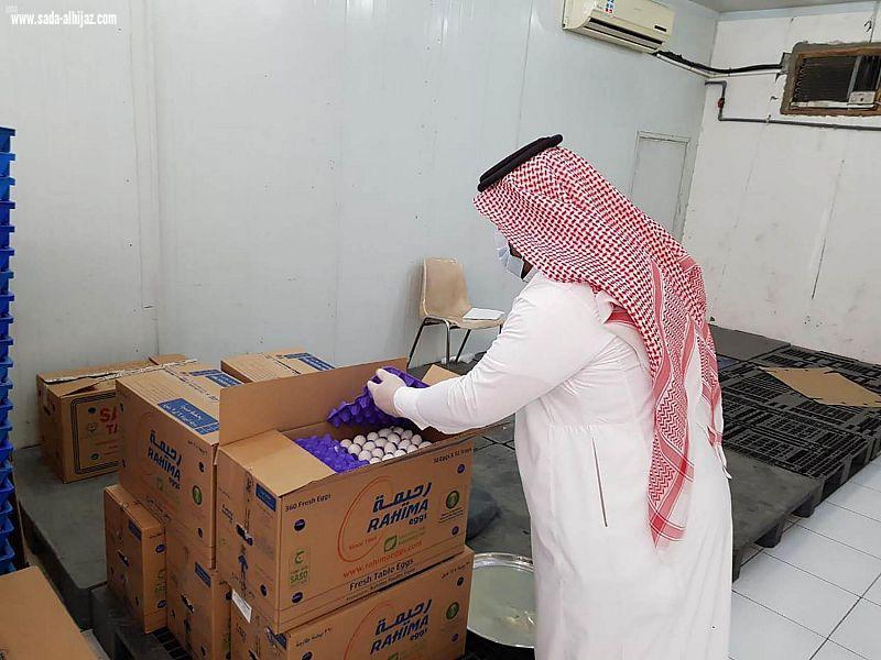 فرع وزارة البيئة بالشرقية يضبط كميات كبيرة من البيض المخزن بغرض الاحتكار