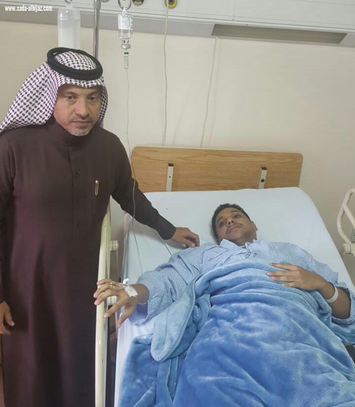 البطل يوسف  ناشب  يشكر الطاقم الطبي لمستشفى ابها الخاص