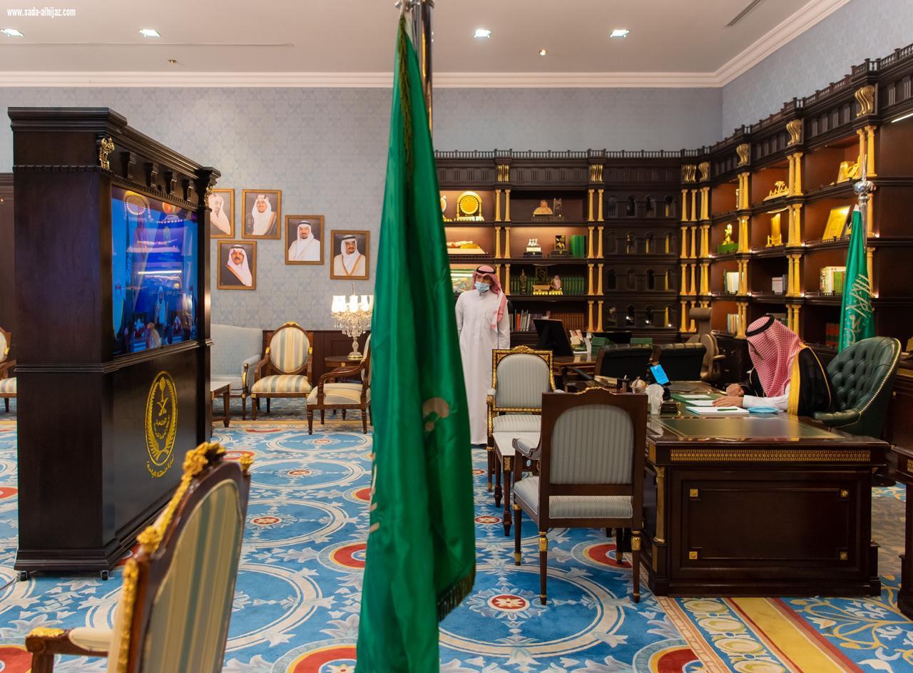 سمو أمير منطقة الباحة يدشن عبر الاتصال المرئي مبنى هيئة الأمر بالمعروف والنهي عن المنكر بمحافظة الحجرة بمشاركة معالي الرئيس العام للهيئة 