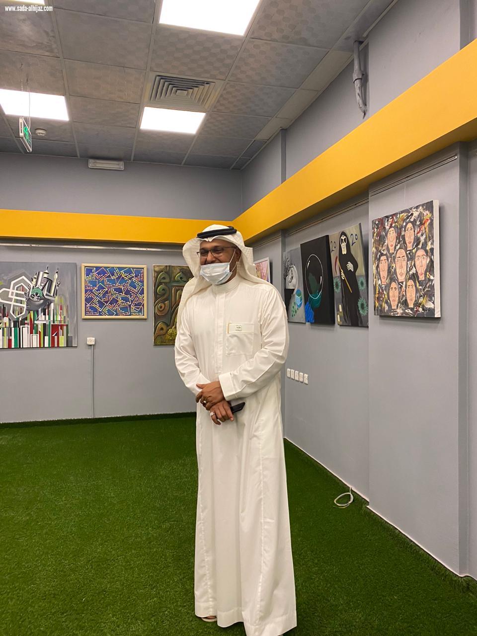 رواق أديبات ومثقفات المدينة المنورة ينظم يوم الخميس الموافق ٢ ذو الحجة من العام ١٤٤١هـ  المعرض الفني التشكيلي 