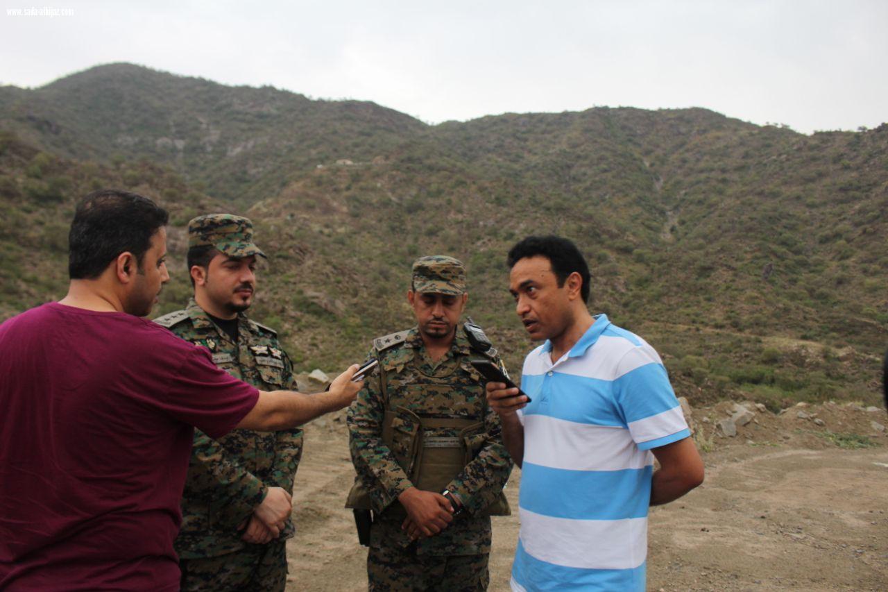 المركز الإعلامي بالحد الجنوبي ينظم زيارة إعلامية لقوات الأفواج بالداير