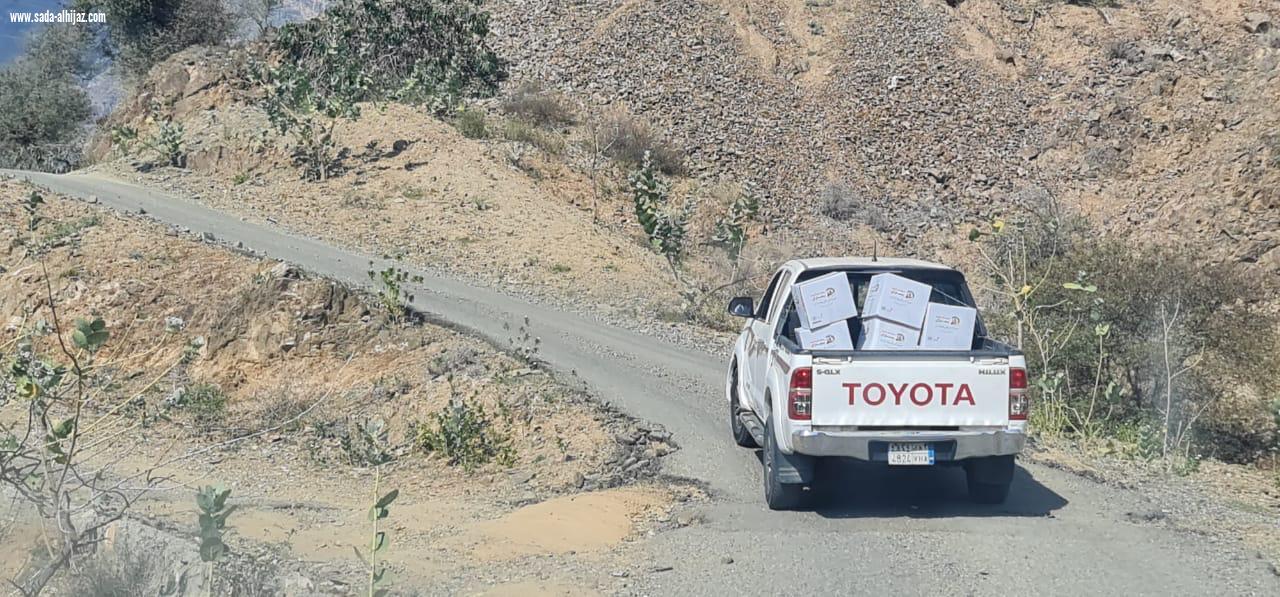 تحت شعار شتاؤنا سعد وبفرحتكم نسعد بر جازان  تدعم قطاع الدائر والعيدابي بـ  3500 سلة غذائية 