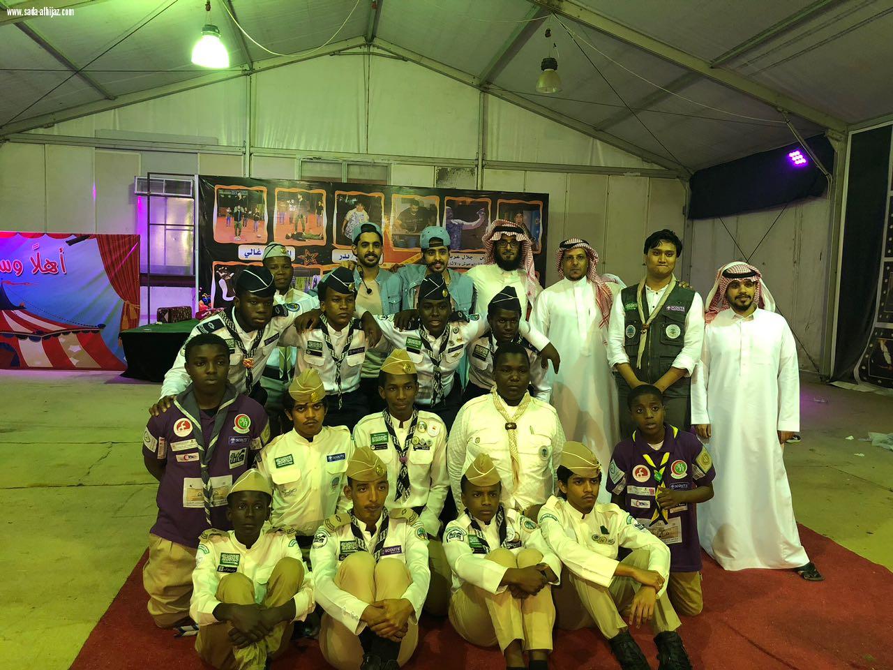 توؤم سعادتنا عبدالله وعبدالرحمن  العنزي يبدعوا في ربيع النوارية ويشكرون اطفال مكة