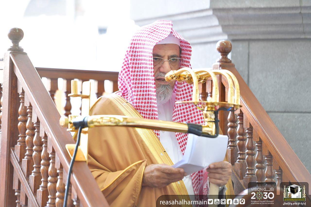 الشيخ بن حميد في خطبة الجمعة الثبات عند المتغيرات يكون بتحقيق الإيمان والعبودية التامة لله وحده   