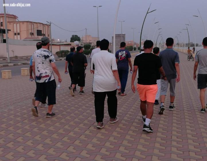 اللجنة الاجتماعية بمحافظة الطوال تطلق برنامج الرياضة صحة للجميع  رياضة المشي 