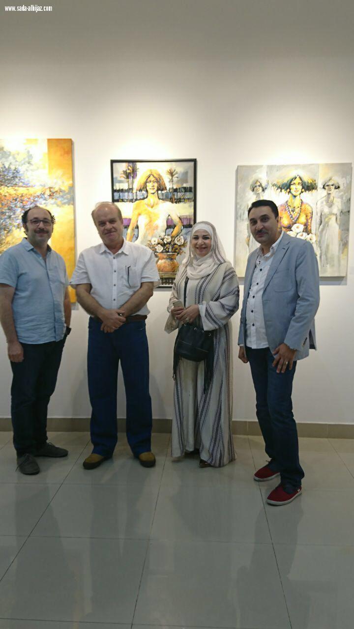 افتتاح معرض مسارات تشكيلية