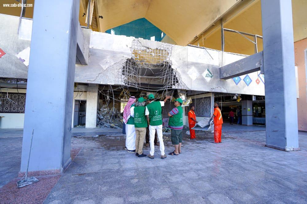 البرنامج السعودي لتنمية وإعمار اليمن يستنفر جهوده في مطار عدن