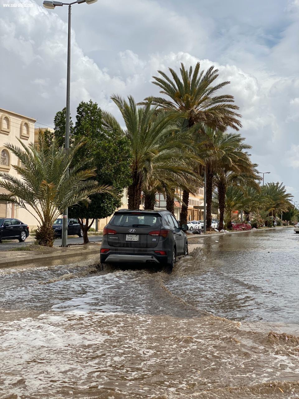 أمطار على محافظة الطائف