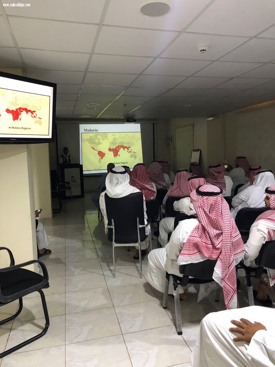 صحة المدينة تقيم برنامج تدريبي بعنوان منع وفادة الأمراض المنقولة بالنواقل المحتمل وفودها لوجود الناقل ..