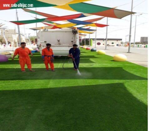 بلدية صامطةتكثف أعمال النظافة داخل المحافظة والقرى التابعة لها