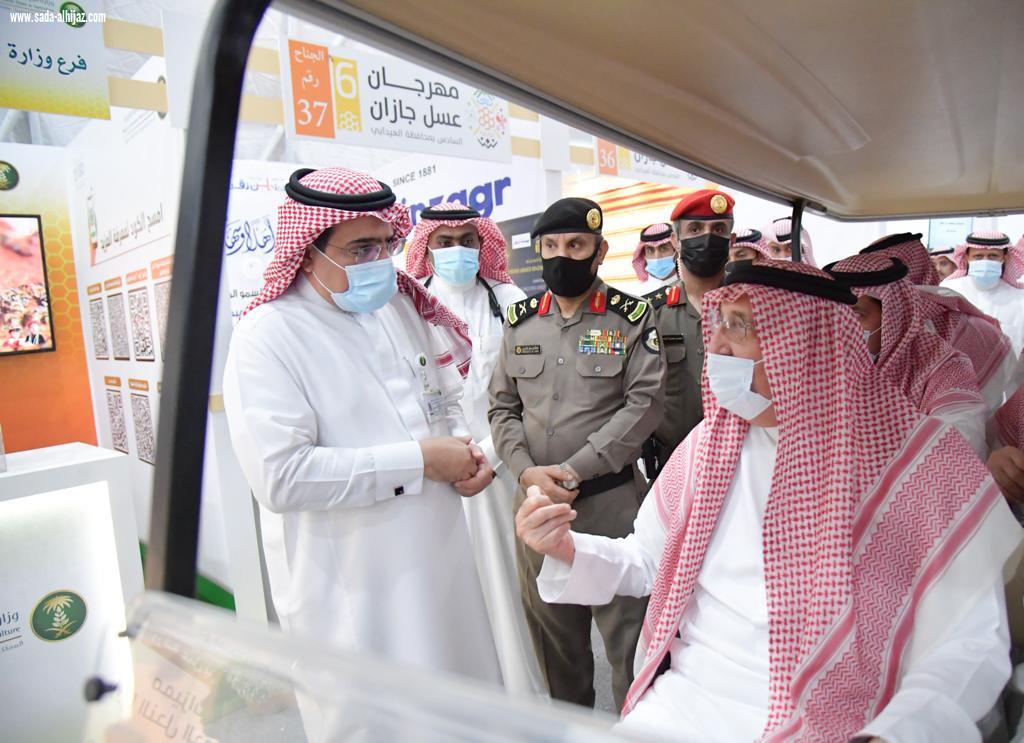سمو أمير منطقة جازان يدشن فعاليات  مهرجان عسل جازان  السادس