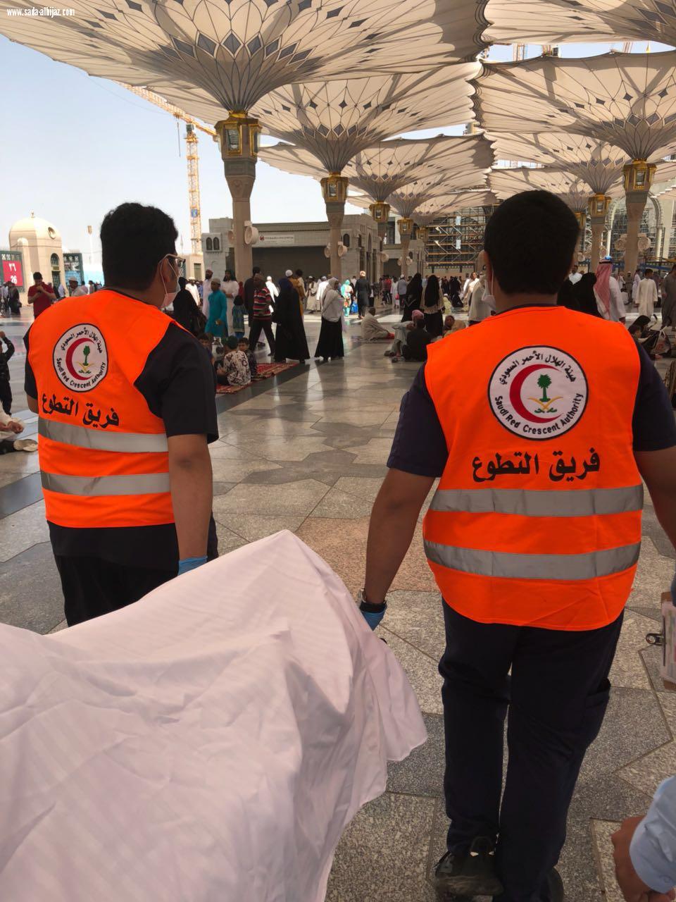 الهلال الأحمر بالمدينة يبدأ بتنفيذ برنامج العمرة 1439هـ
