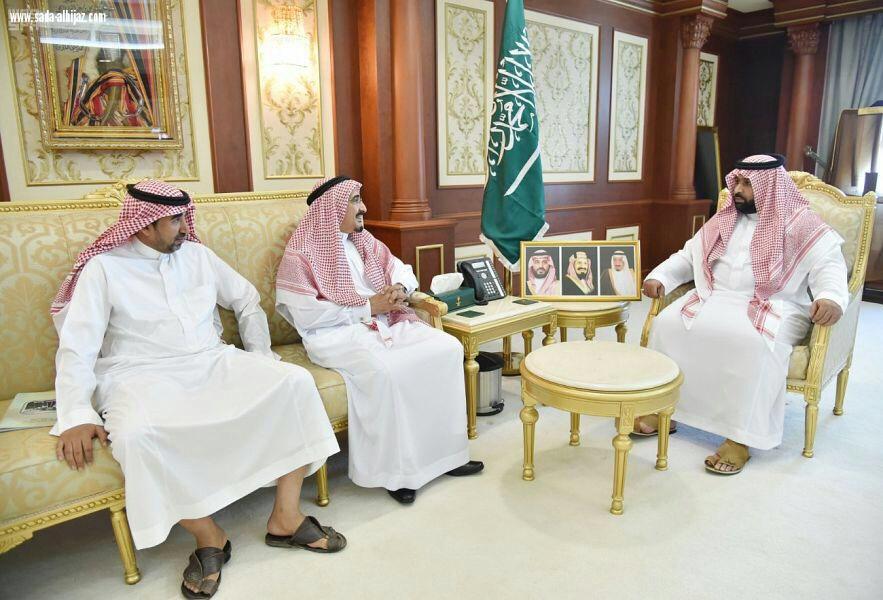 أمير منطقة جازان بالنيابة يستقبل الأمين المكلف ورئيس بلدية محافظة بيش