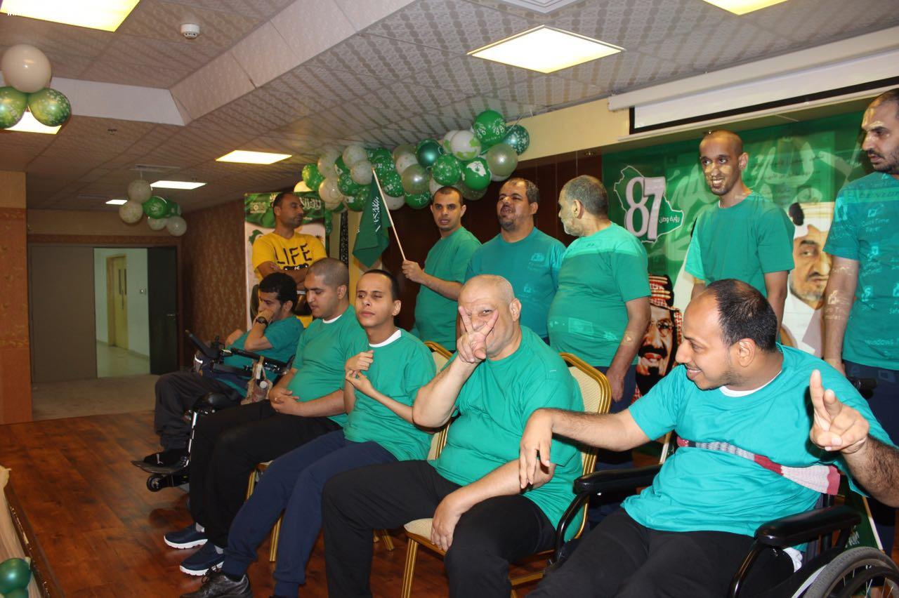 ‎التأهيل الشامل للذكور بجدة يحتفل باليوم الوطني