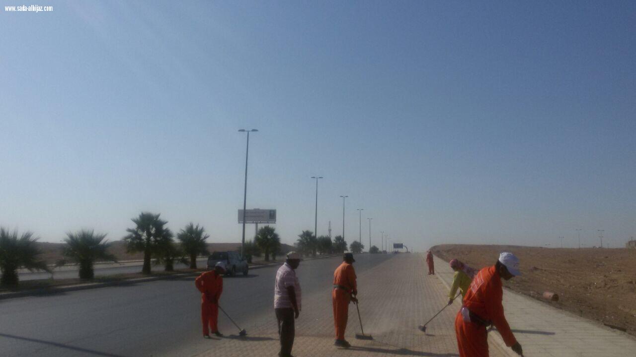 أمانة الشمالية تولى أهتمام خاصاً بالنظافة