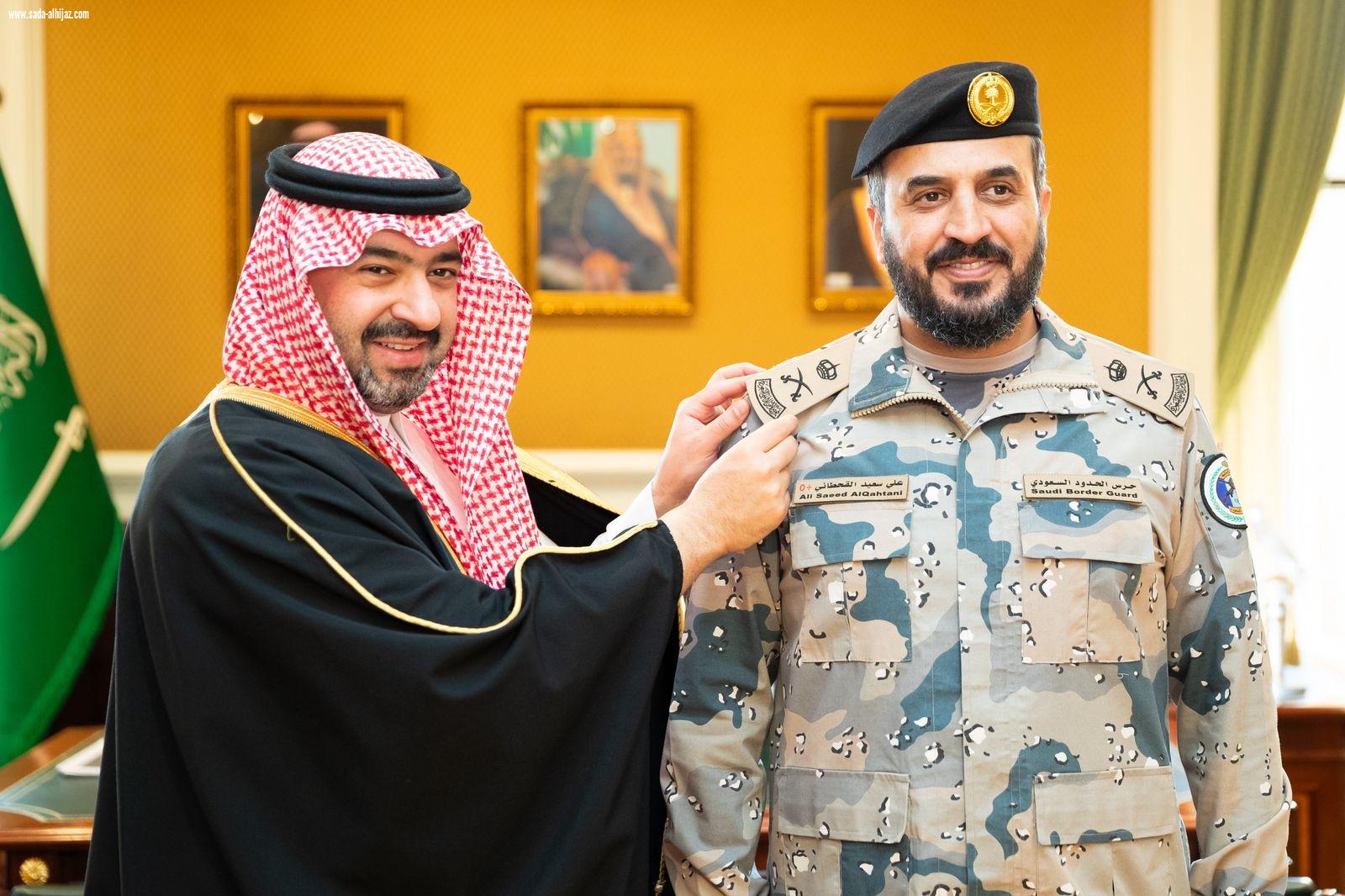 نائب أمير تبوك يستقبل قائد حرس الحدود بالمنطقة 