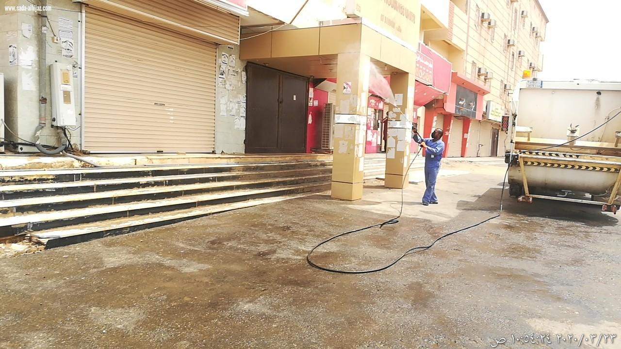 بلدية محافظة الطوال تنفد حملة لتطهير وتعقيم شوارع المحافظة والقرى التابعه لها