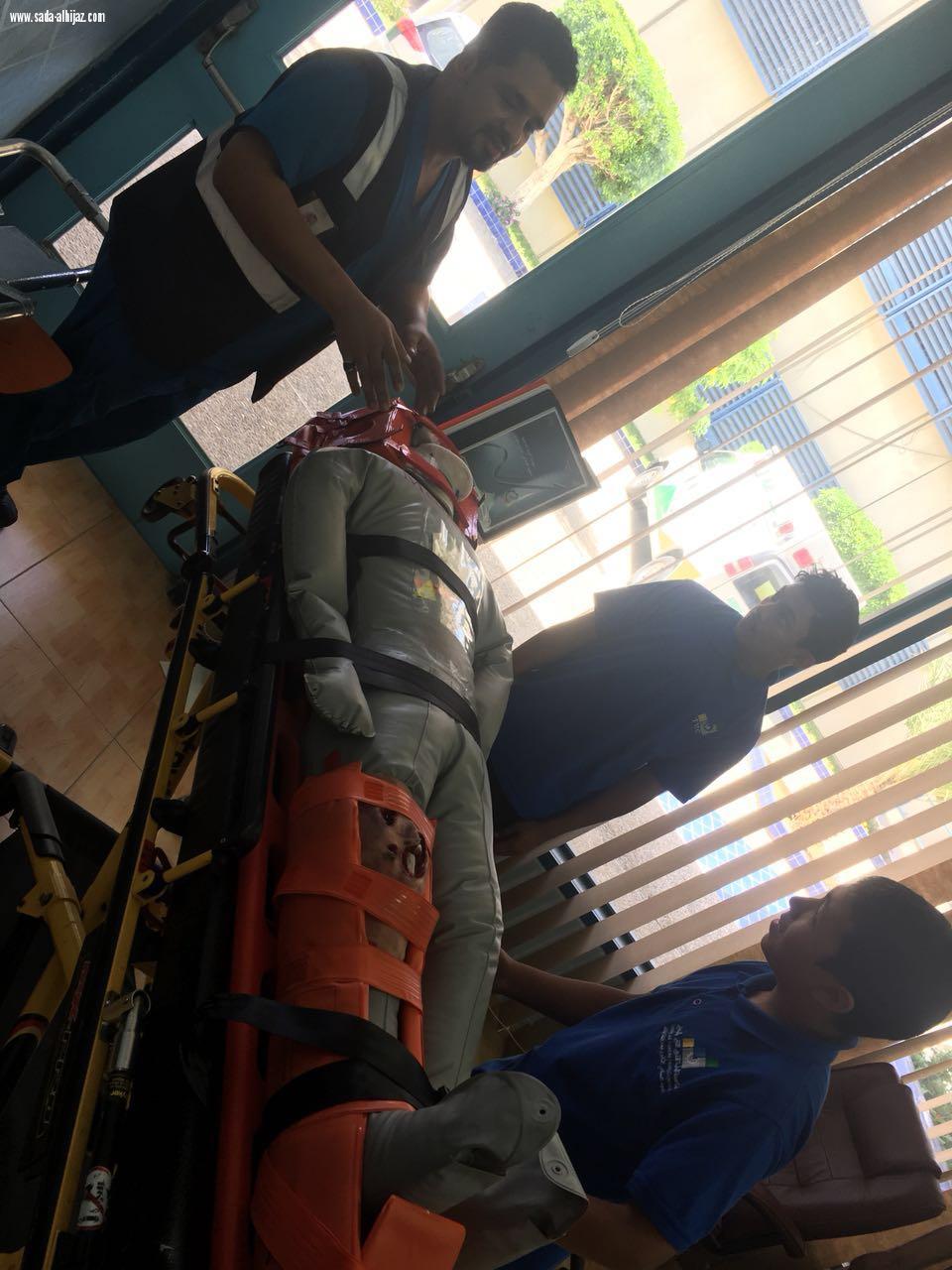 في صناعية الطائف لمواجهة الحوادث الصحة تدرب 320 طالبا ومديرا على الاسعافات الأولية