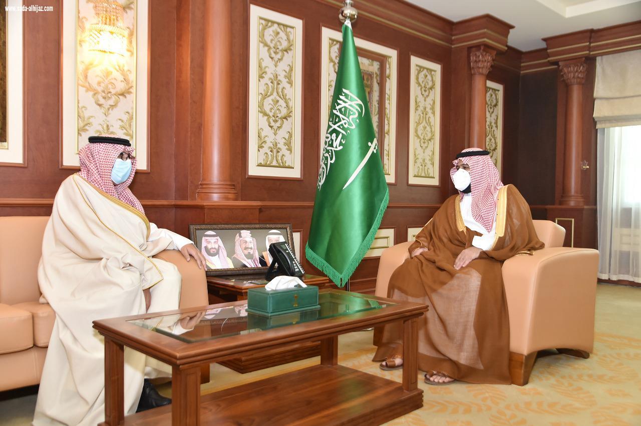 سمو نائب أمير منطقة جازان يستقبل وكيل وزارة الشؤون البلدية لتخطيط المدن