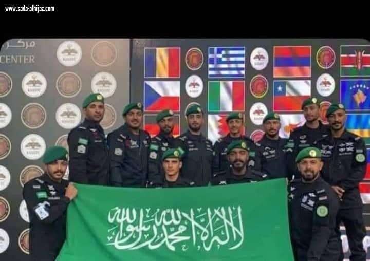 فريق الحرس الملكي السعودي المركز الثالث عالمياً