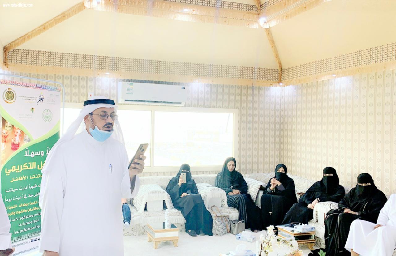 لجنة تراحم جازان تودع اثنين من منسوبيها بعد انتهاء فترة عملهما في اللجنة