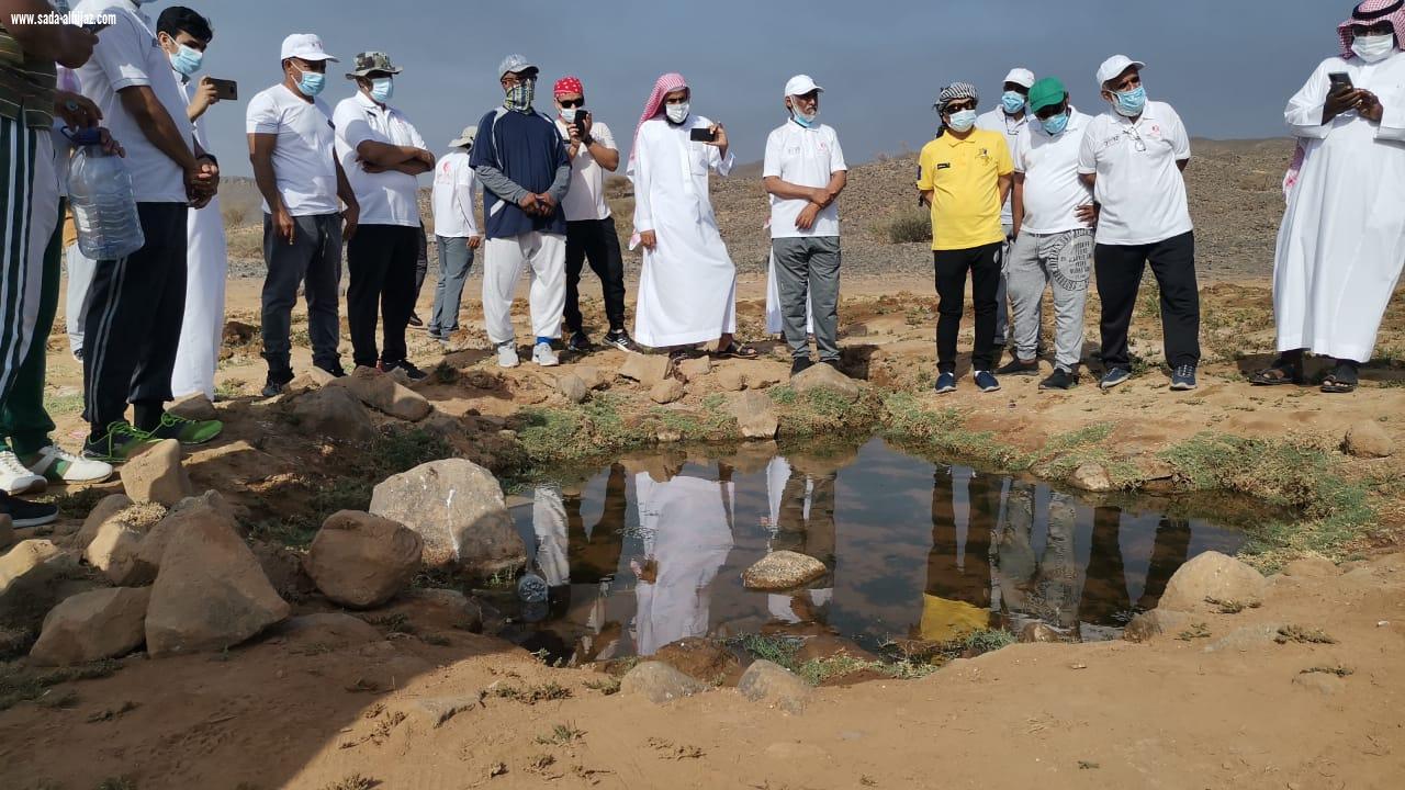 *على طول ٤٠ كلم ولمدة ٥ ساعات  اعضاء الرحلةالعسفانية يقتفون التأريخ والاثار*