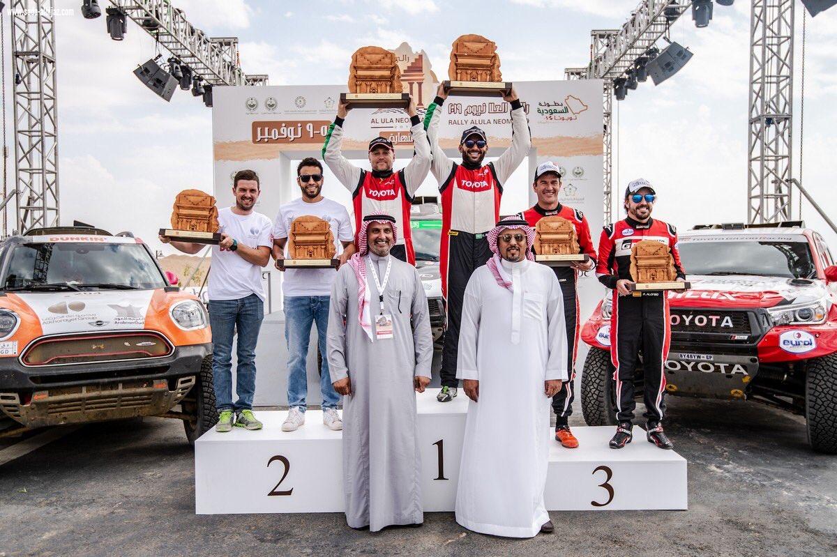 بعد سلسلة من الحوادث،والأعطال، والإصابات،والانسحابات،يزيد الراجحي بطلا لرالي العلا نيوم