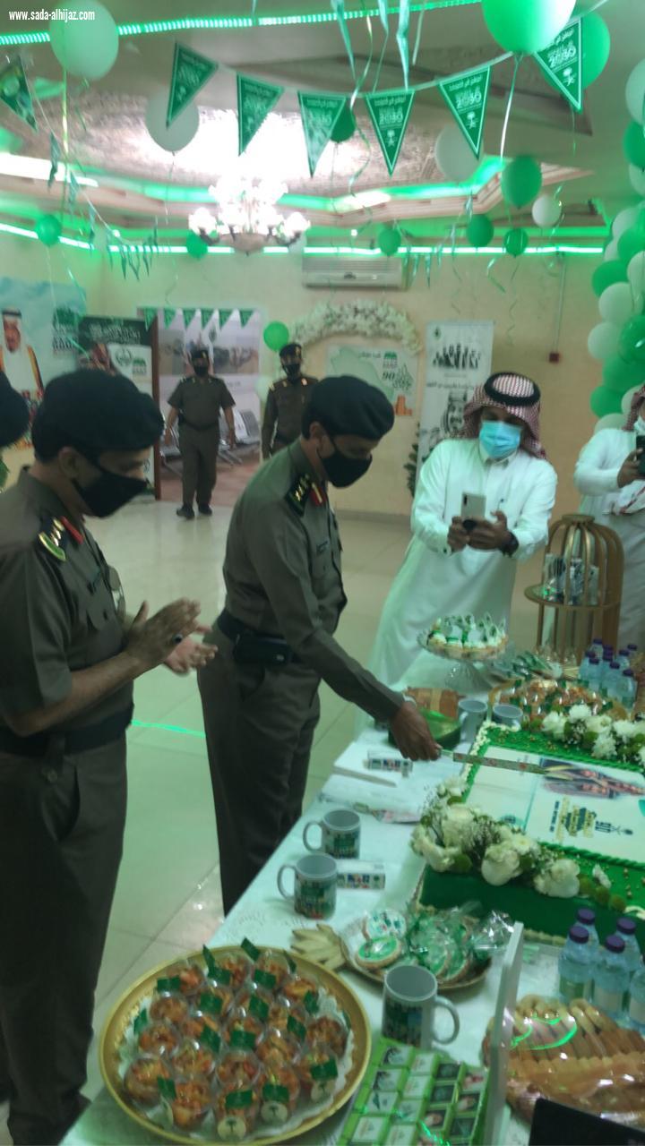 احتفال قسم شرطة الحوية باليوم الوطني 90