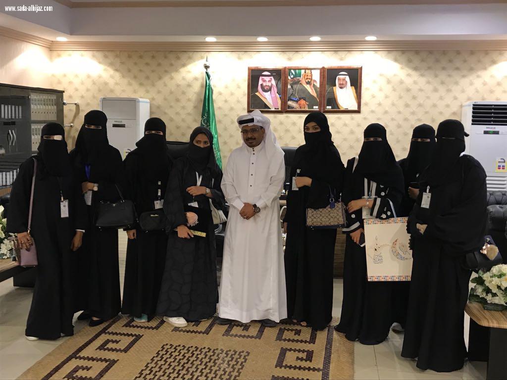 اعلاميات صحيفة صدى الحجاز يزرن مركز تلفزيون المدينة المنورة