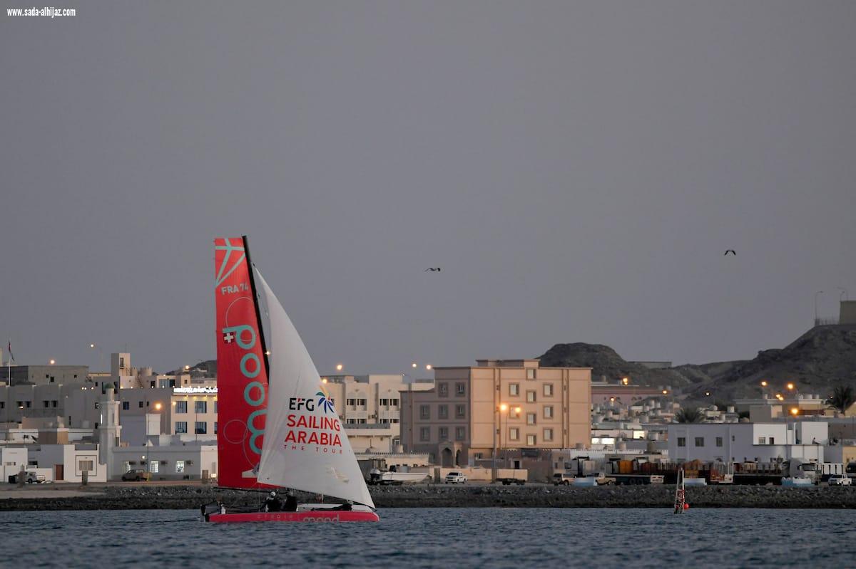 فريق سيير جينيف جنيفا السويسري في صدارة اليوم الأول في صدارة اليوم الأول من الجولة الثالثة بجزيرة مسيرة