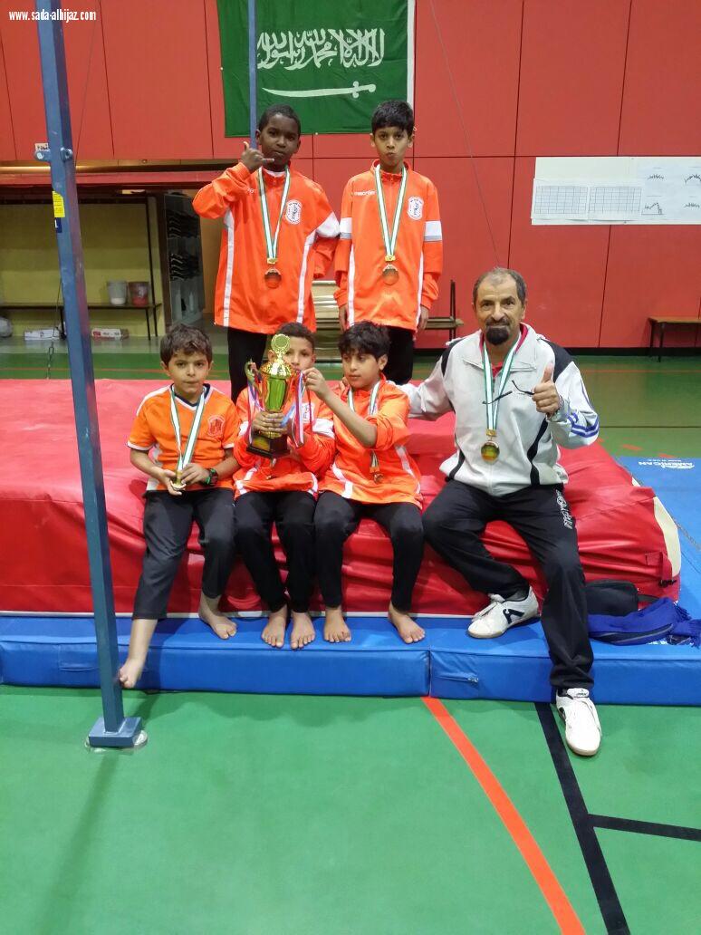 (اشبال نادي الامجاد بصبيا  للجمباز ثالث مملكة )