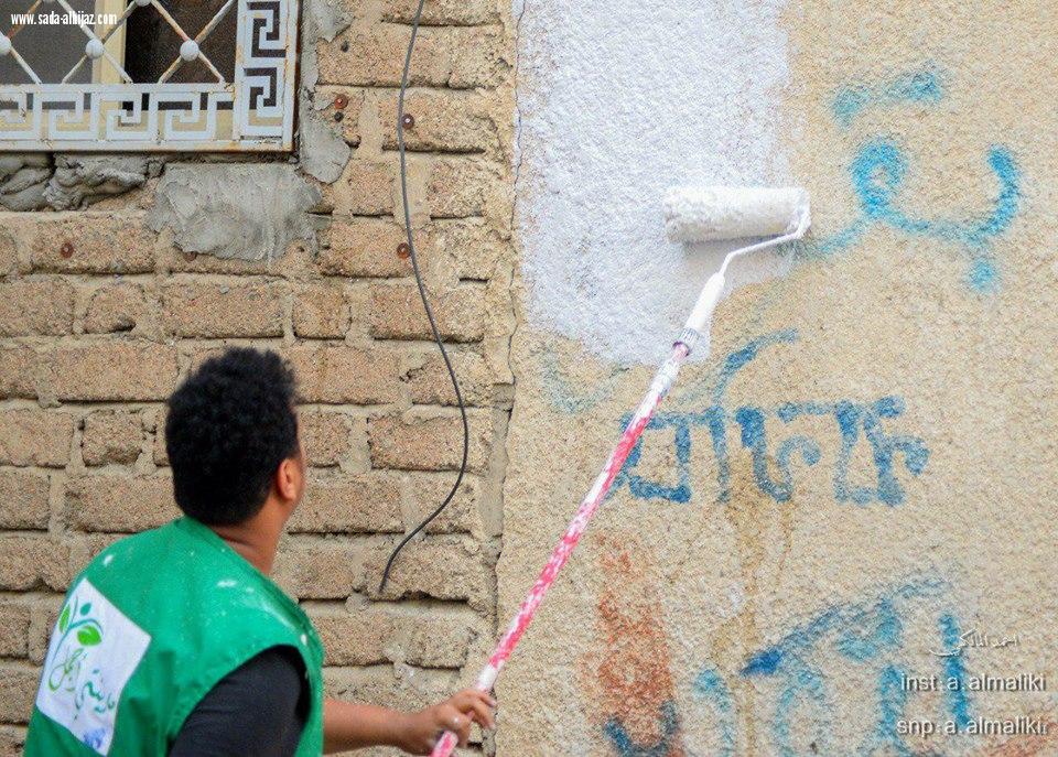 عودة حملة مدينتي أجمل لمواصلة عملها الميداني التطوعي في حي ابن سويلم 