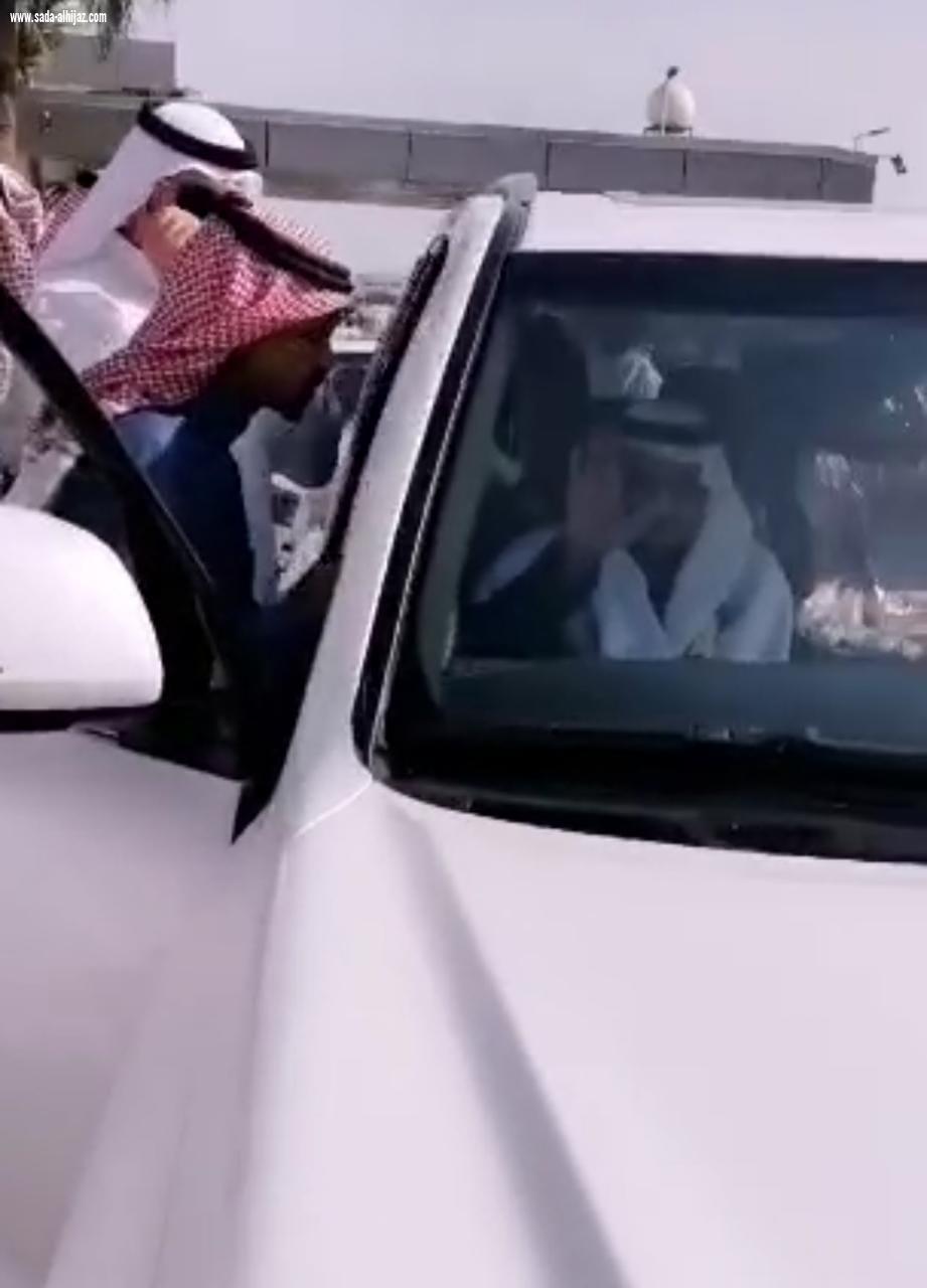 مشايخ وأعيان وابناء محافظة الطوال يستقبلون الدكتور عبدالرحمن ناشب بعد فترة علاجه بالرياض