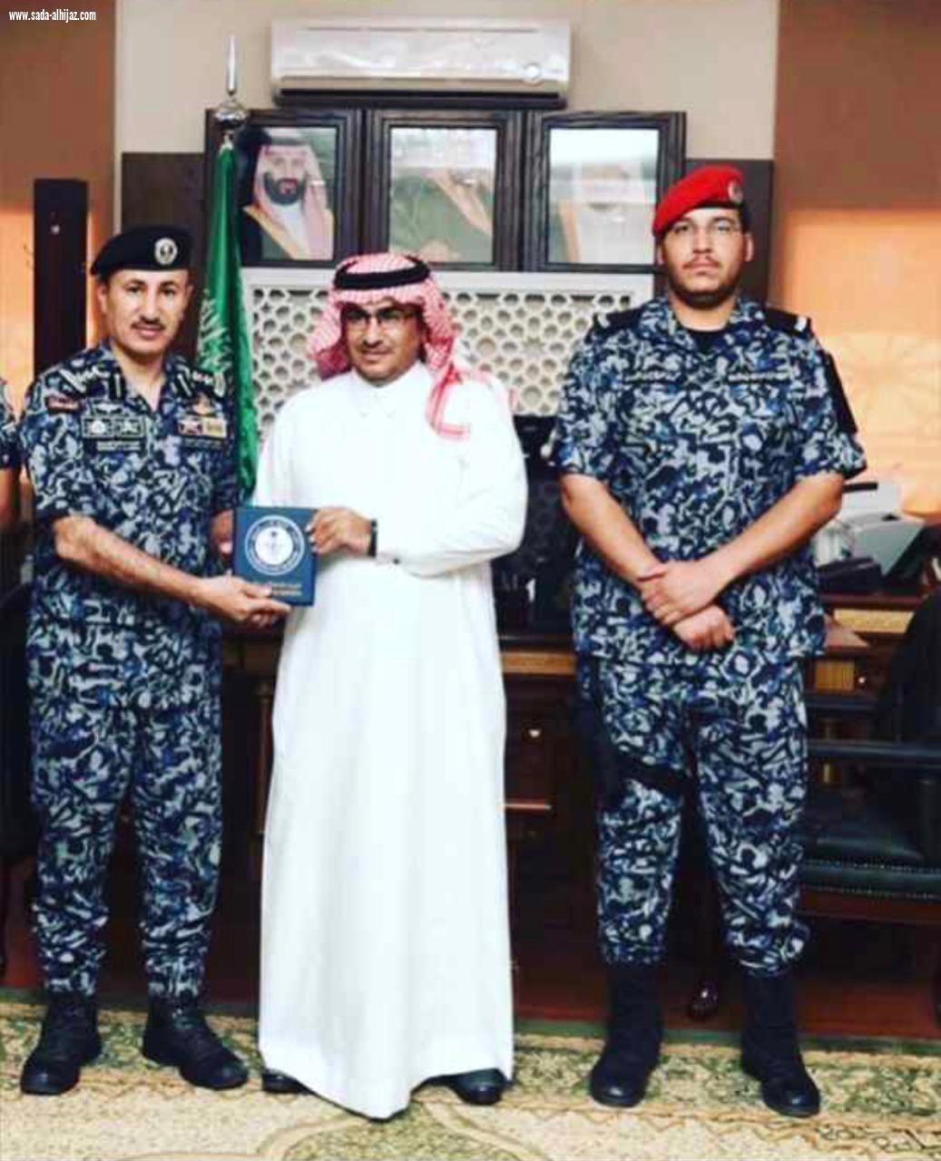 محافظ العلا المكلف يستقبل العقيد محمد الجربوع قائد القوات الخاصة 