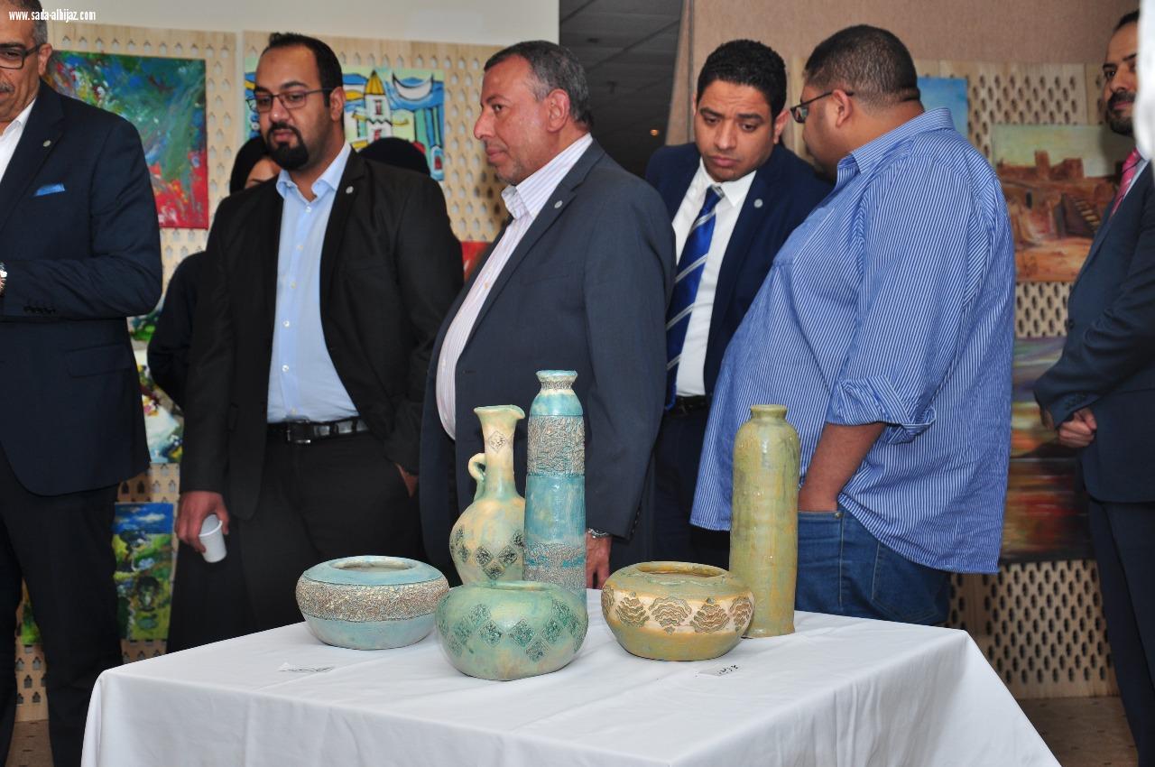 تحت إشراف الجمعية السعودية للثقافة والفنون يفتتح الإعلام الواعي معرض الليوان في المدينة المنورة ..