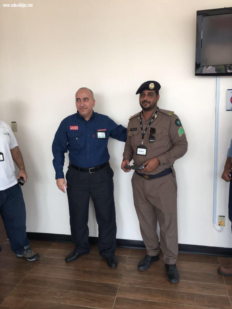 الإدارة العامة للدفاع المدني بمحافظة ينبع تشارك في برنامج ارامكو للسلامة خارج العمل تحت شعار ( السلامة نعمة والحوادث نقمة )