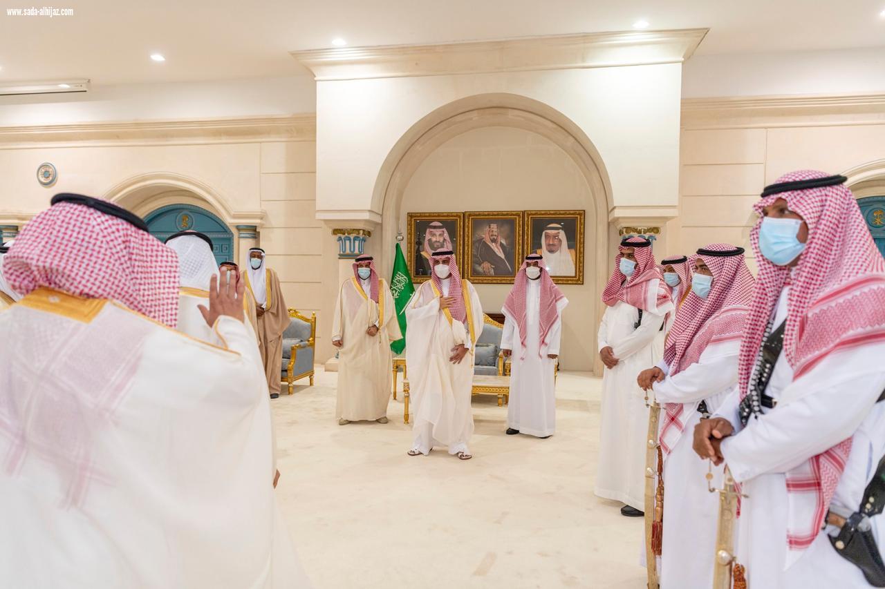 سمو أمير منطقة الجوف يستقبل المهنئين بعيد الأضحى المبارك